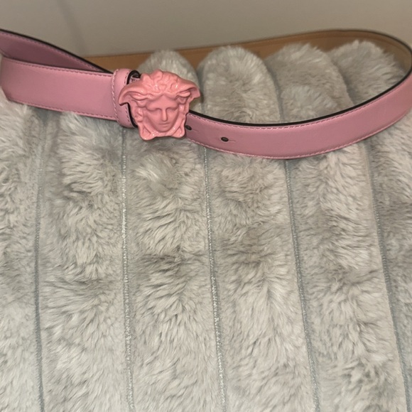 Versace Pink Medusa Belt for Women - Picture 9 of 17